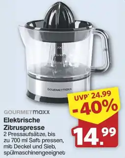Famila Nord West GOURMETmaxx Elektrische Zitruspresse Angebot