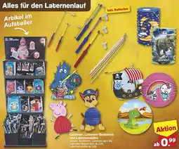 Famila Nord West Laternen, Laternen-Bastelset und Laternenstäbe Angebot