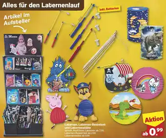 Famila Nord West Laternen, Laternen-Bastelset und Laternenstäbe Angebot