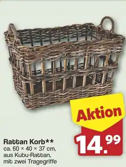 Famila Nord West Rattan Korb Angebot