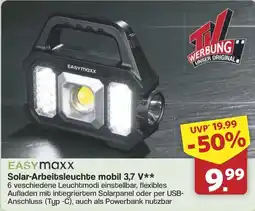 Famila Nord West EASYmaxx Solar-Arbeitsleuchte mobil 3,7 V Angebot