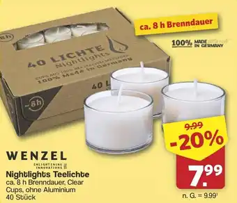 Famila Nord West WENZEL Nightlights Teelichte Angebot