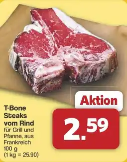 Famila Nord West T-Bone Steaks vom Rind Angebot