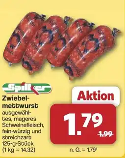 Famila Nord West Spiller Zwiebel- mettwurst Angebot