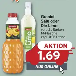 Famila Nord West Granini Saft oder Die Limo Angebot