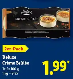 Lidl Deluxe Crème Brûlée Angebot