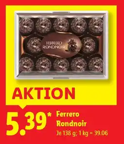 Lidl Ferrero Rondnoir Angebot