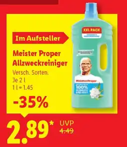 Lidl Meister Proper Allzweckreiniger Angebot