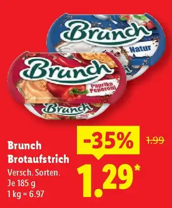 Lidl Brunch Brotaufstrich Angebot