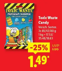 Lidl Toxic Waste Candy Angebot