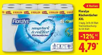 Lidl Floralys Küchentücher XXL Angebot
