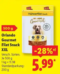 Lidl Orlando Gourmet Filet Snack XXL Angebot