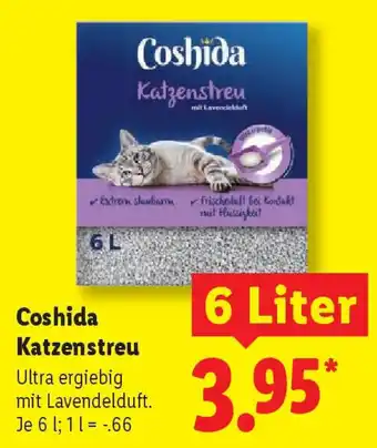 Lidl Coshida Katzenstreu Angebot