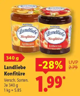 Lidl Landliebe Konfitüre Angebot
