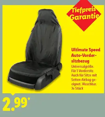 Lidl Ultimate Speed Auto-Vorder- sitzbezug Angebot