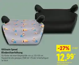 Lidl Ultimate Speed Kindersitzerhöhung Angebot