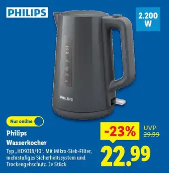 Lidl Philips Wasserkocher Angebot