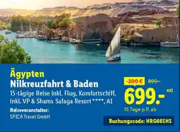 Lidl Ägypten Nilkreuzfahrt & Baden 15-tägige Reise Angebot