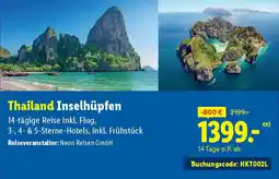 Lidl Thailand Inselhüpfen 14-tägige Reise Angebot