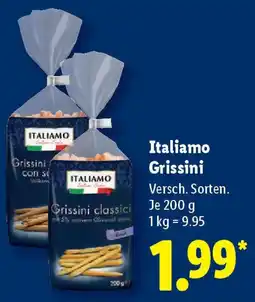 Lidl Italiamo Grissini Angebot