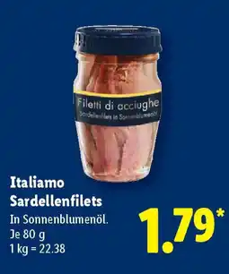 Lidl Italiamo Sardellenfilets Angebot