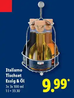 Lidl Italiamo Tischset Essig & Öl Angebot