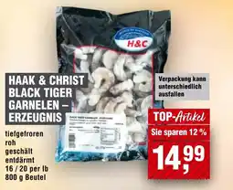 Handelshof HAAK & CHRIST BLACK TIGER GARNELEN ERZEUGNIS Angebot