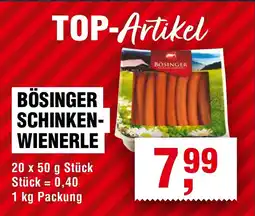 Handelshof BÖSINGER SCHINKEN- WIENERLE Angebot