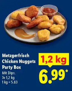 Lidl Metzgerfrisch Chicken Nuggets Party Box Angebot