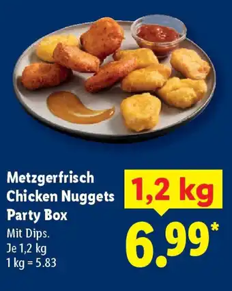 Lidl Metzgerfrisch Chicken Nuggets Party Box Angebot