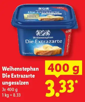 Lidl Weihenstephan Die Extrazarte ungesalzen Angebot