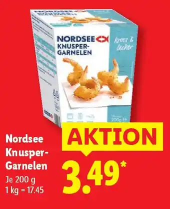 Lidl Nordsee Knusper- Garnelen Angebot