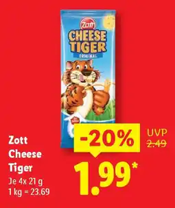Lidl Zott Cheese Tiger Angebot