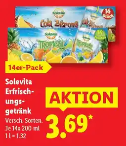 Lidl Solevita Erfrisch- ungs- getränk Angebot