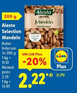 Lidl Alesto Selection Mandeln Angebot