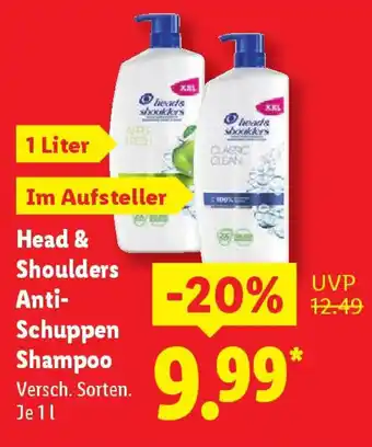Lidl Head & Shoulders Anti- Schuppen Shampoo Angebot