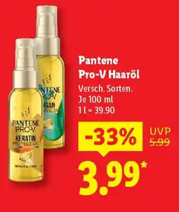 Lidl Pantene Pro-V Haaröl Angebot