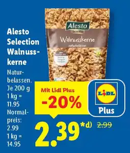 Lidl Alesto Selection Walnuss- kerne Angebot