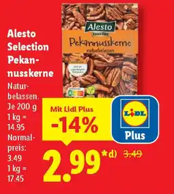 Lidl Alesto Selection Pekan- nusskerne Angebot