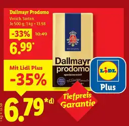 Lidl Dallmayr Prodomo Angebot