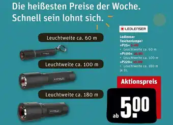 REWE Ledlenser taschenlampe Angebot