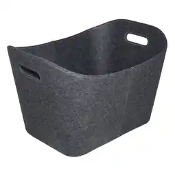 toom Baumarkt Firefix Filzkorb anthrazit 56 x 42 x 35 cm Angebot
