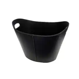 toom Baumarkt Firefix Kunstlederkorb schwarz 39 x 46 x 31 cm Angebot