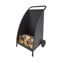 toom Baumarkt Firefix Holz-Transportwagen Stahl mit 2 Rädern schwarz 50 x 88 x 53 cm Angebot
