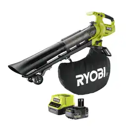 toom Baumarkt Ryobi Akku-Laubsauger 'ONE+ HP Brushless RY18BVXA-150' mit Akku und Ladegerät Angebot