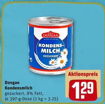 REWE Dovgan kondensmilch Angebot