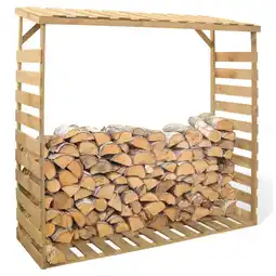 toom Baumarkt Kaminholzregal braun 178 x 180 x 65 cm Angebot