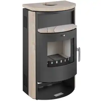 toom Baumarkt Accente International Kaminofen 'Pamir 2.0 STS' Stahl/Sandstein 6,7 kW Angebot