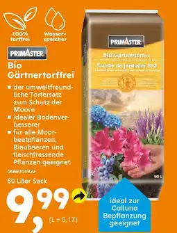 Globus Baumarkt PRIMASTER Bio Gärtnertorffrei Angebot