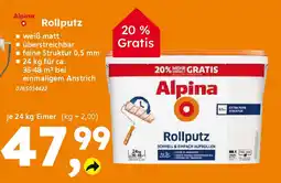 Globus Baumarkt Alpina Rollputz Angebot